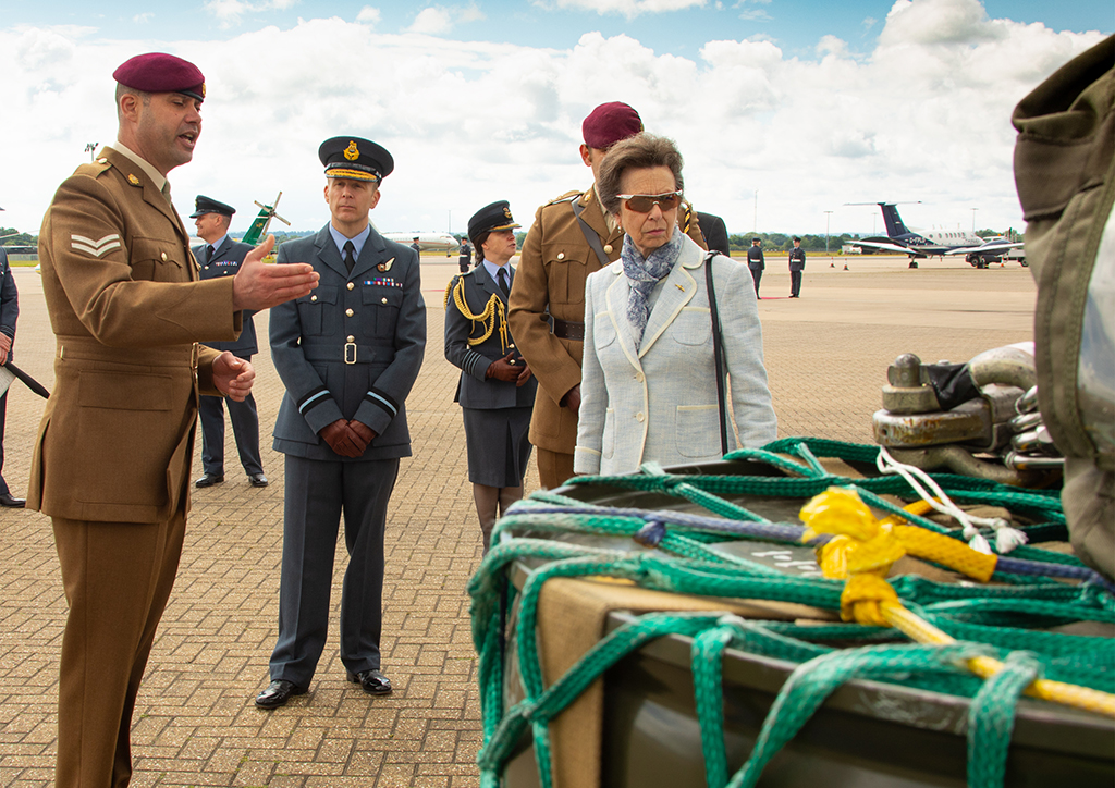 Her Royal Highness The Princess Royal visits RAF Brize Norton